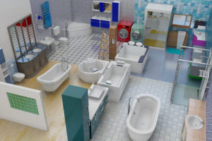 Bathroom pack keyplan 3D