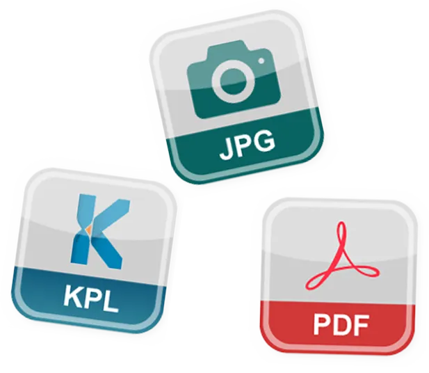 Keyplan 3D user interface icons jpg kpl and pdf file format